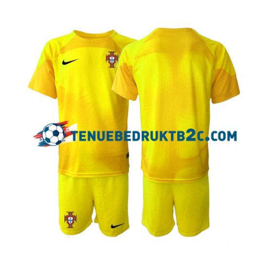 Thuisshirt Portugal Keeper Voetbalteneu Kinderen WK 2022 S-S