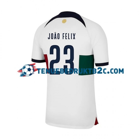 Uitshirt Portugal Joao Felix 23 Mannen WK 2022 S-S