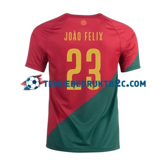 Thuisshirt Portugal Joao Felix 23 Mannen WK 2022 S-S