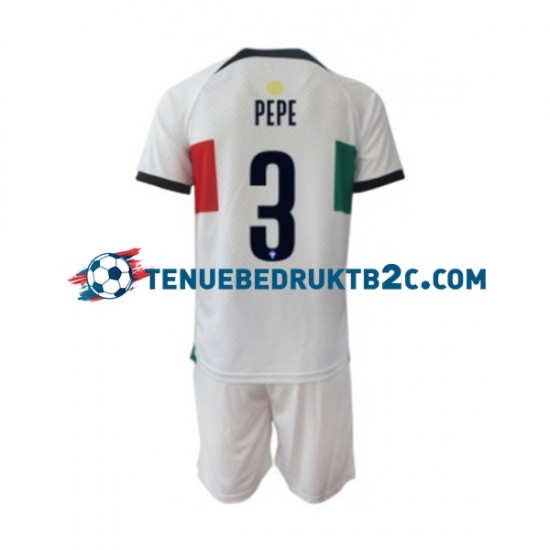 Uitshirt Portugal PEPE 3 Voetbalteneu Kinderen WK 2022 S-S