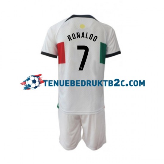 Uitshirt Portugal Ronaldo 7 Voetbalteneu Kinderen WK 2022 S-S