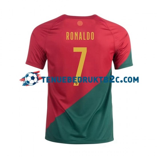 Thuisshirt Portugal Ronaldo 7 Mannen WK 2022 S-S