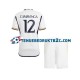 Thuisshirt Real Madrid Camavinga 12 Voetbalteneu Kinderen 2023-24 S-S