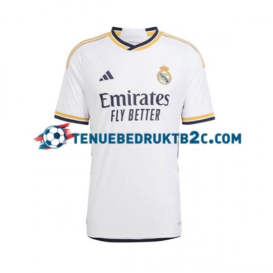 Thuisshirt Real Madrid Camavinga 12 Voetbalteneu Kinderen 2023-24 S-S