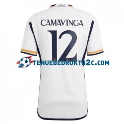 Thuisshirt Real Madrid Camavinga 12 Mannen 2023-24 S-S