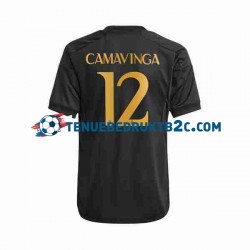 3de shirt Real Madrid Eduardo Camavinga 12 Mannen 2023-24 S-S
