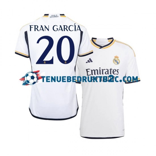 Thuisshirt Real Madrid Fran Garcia 20 Mannen 2023-24 S-S