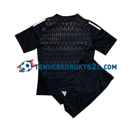 Uitshirt Real Madrid Keeper Voetbalteneu Kinderen 2023-24 S-S