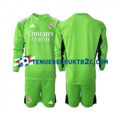 Thuisshirt Real Madrid Keeper Voetbalteneu Kinderen 2023-24 L-S