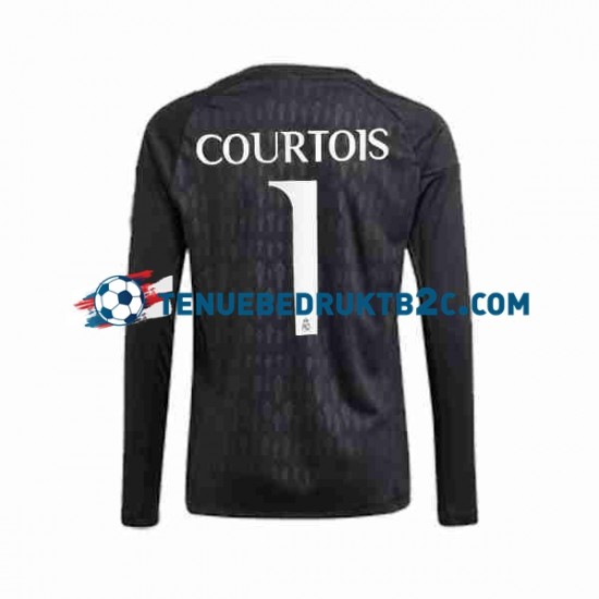 Uitshirt Real Madrid Keeper Thibaut Courtois 1 Mannen 2023-24 L-S