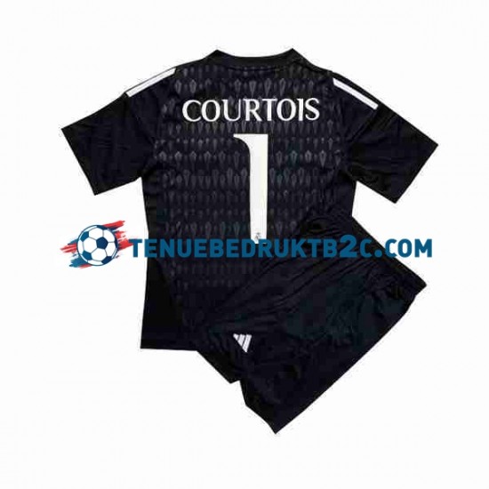 Uitshirt Real Madrid Keeper Thibaut Courtois 1 Voetbalteneu Kinderen 2023-24 S-S