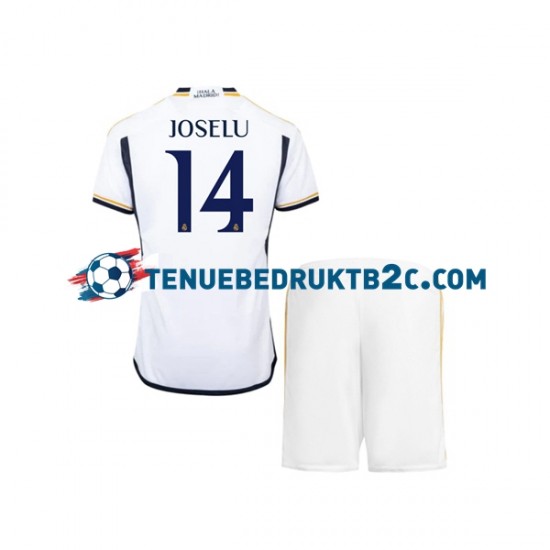 Thuisshirt Real Madrid JOSELU 14 Voetbalteneu Kinderen 2023-24 S-S