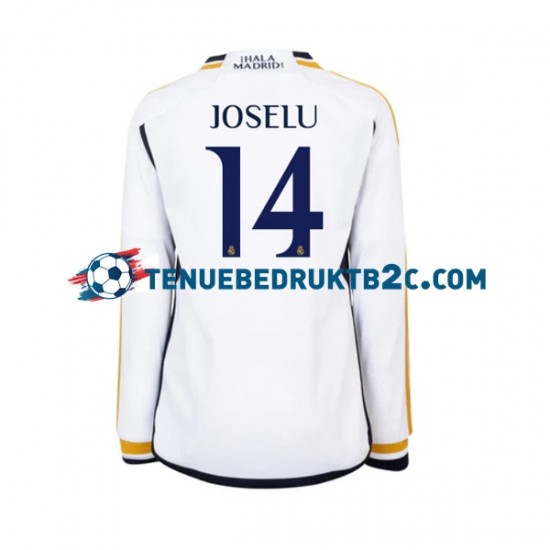 Thuisshirt Real Madrid JOSELU 14 Mannen 2023-24 L-S