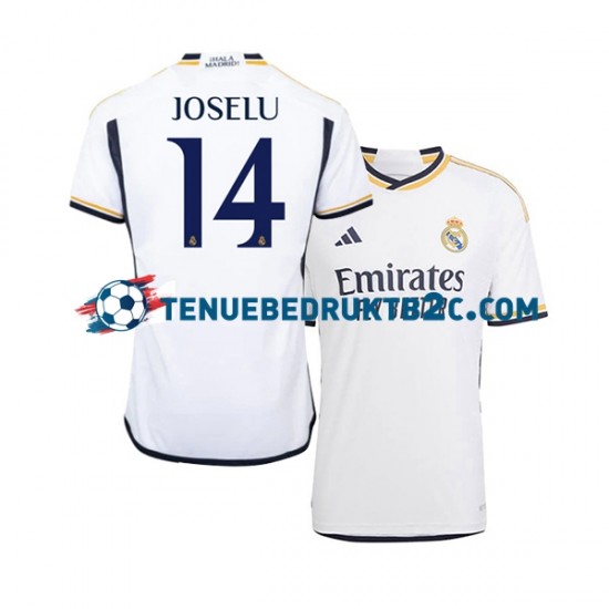 Thuisshirt Real Madrid JOSELU 14 Mannen 2023-24 S-S