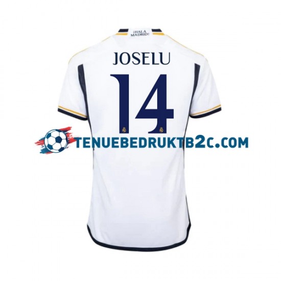 Thuisshirt Real Madrid JOSELU 14 Mannen 2023-24 S-S