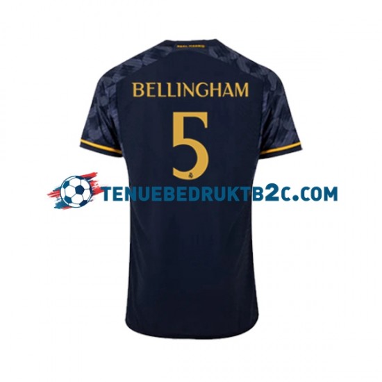 Uitshirt Real Madrid Jude Bellingham 5 Mannen 2023-24 S-S