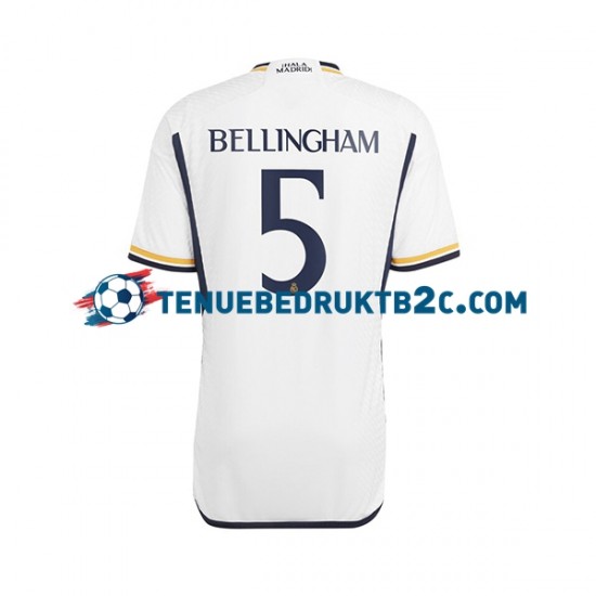 Thuisshirt Real Madrid Jude Bellingham 5 Mannen 2023-24 S-S