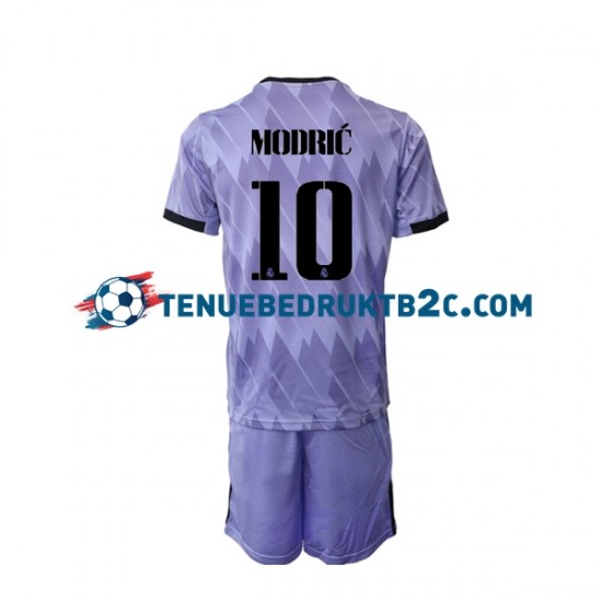 Uitshirt Real Madrid Luka Modric 10 Voetbalteneu Kinderen 2022-23 S-S