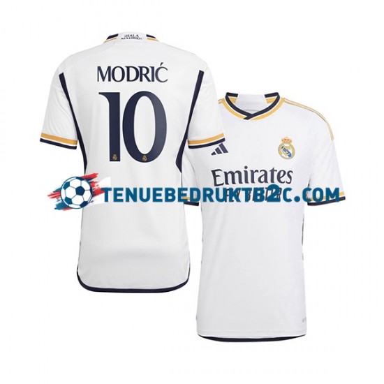 Thuisshirt Real Madrid Modric 10 Mannen 2023-24 S-S