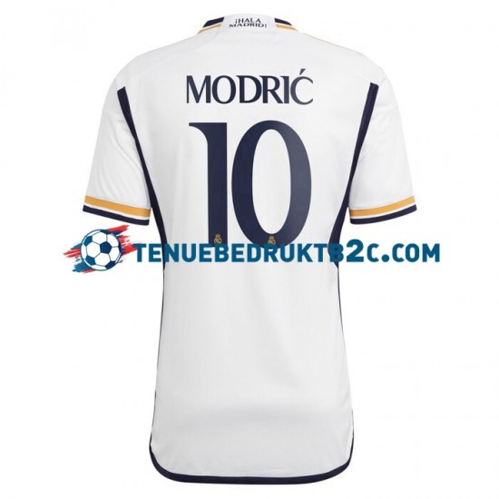 Thuisshirt Real Madrid Modric 10 Mannen 2023-24 S-S