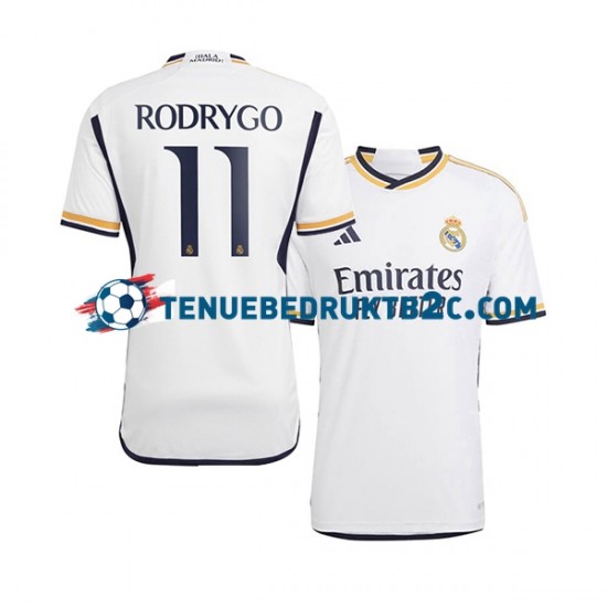 Thuisshirt Real Madrid Rodrygo Goes 11 Mannen 2023-24 S-S