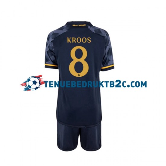 Uitshirt Real Madrid Toni Kroos 8 Voetbalteneu Kinderen 2023-24 S-S