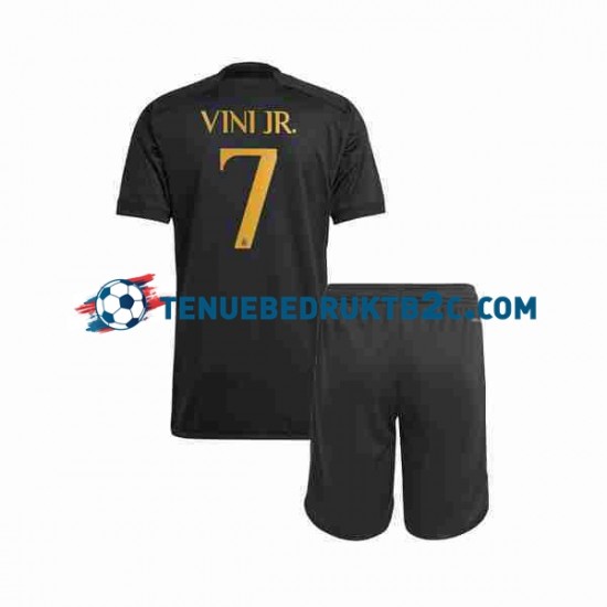 3de shirt Real Madrid Vini Jr 7 Voetbalteneu Kinderen 2023-24 S-S