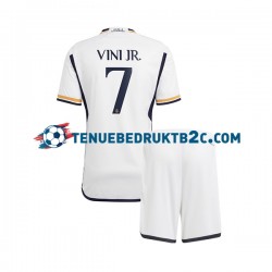Thuisshirt Real Madrid Vinicius Junior 7 Voetbalteneu Kinderen 2023-24 S-S