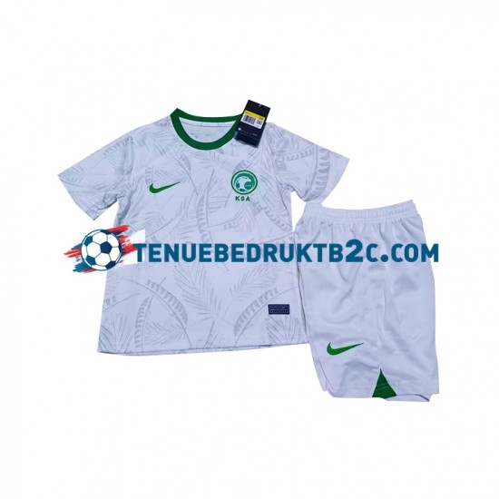 Thuisshirt Saoedi-Arabië Voetbalteneu Kinderen WK 2022 S-S