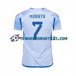 Uitshirt Spanje MORATA 7 Mannen WK 2022 S-S