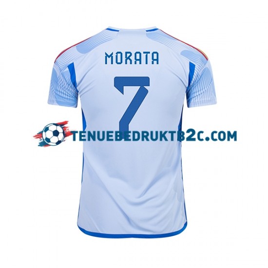 Uitshirt Spanje MORATA 7 Mannen WK 2022 S-S