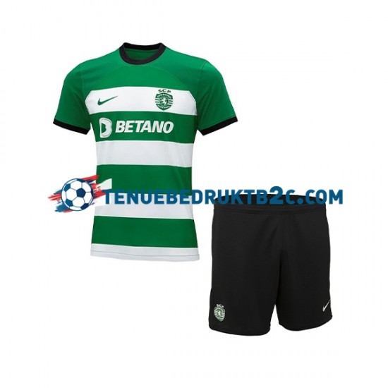 Thuisshirt Sporting CP Voetbalteneu Kinderen 2023-24 S-S