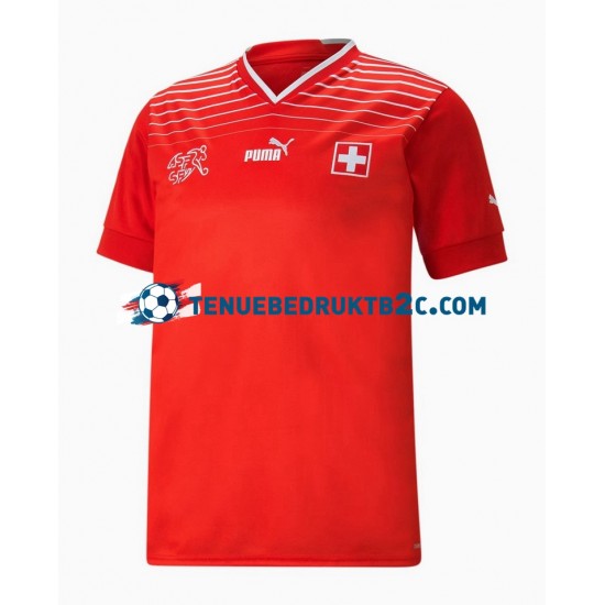 Thuisshirt Zwitserland Mannen WK 2022 S-S