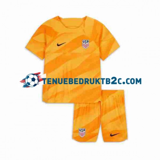 Uitshirt USA Keeper Voetbalteneu Kinderen 2023-24 S-S