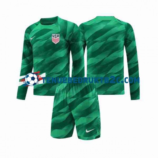 Thuisshirt USA Keeper Voetbalteneu Kinderen 2023-24 L-S