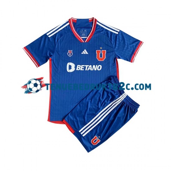Thuisshirt Universidad de Chile Voetbalteneu Kinderen 2023 S-S