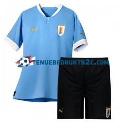 Thuisshirt Uruguay Voetbalteneu Kinderen 2022 S-S