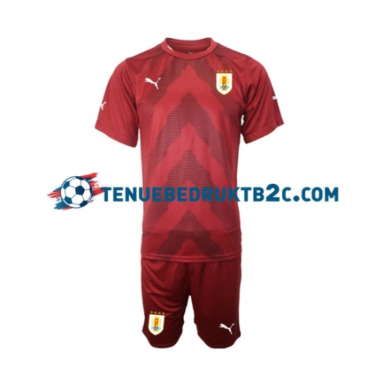 Thuisshirt Uruguay Keeper Voetbalteneu Kinderen WK 2022 S-S