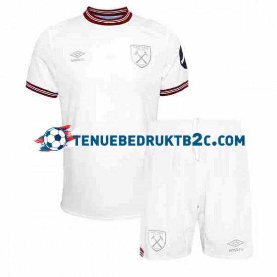 Uitshirt West Ham United Voetbalteneu Kinderen 2023-24 S-S