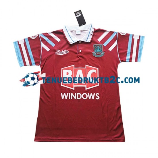 Thuisshirt Retro West Ham United Mannen 1991-1992 S-S