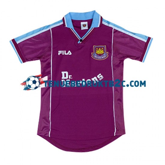 Thuisshirt Retro West Ham United Mannen 1999-2001 S-S