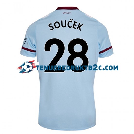 Uitshirt West Ham United Tomas Soucek 28 Mannen 2021-22 S-S