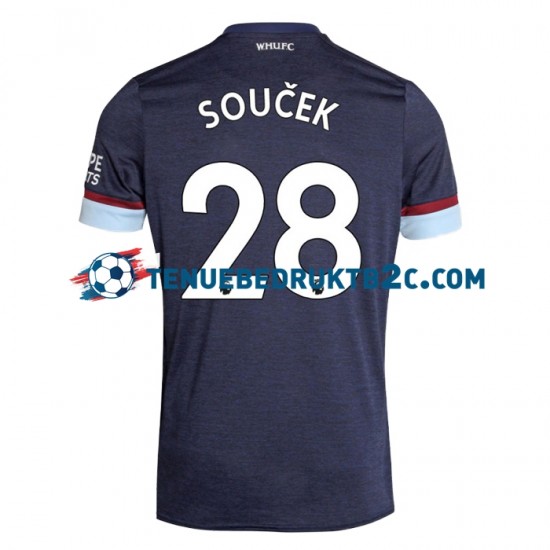 3de shirt West Ham United Tomas Soucek 28 Mannen 2021-22 S-S