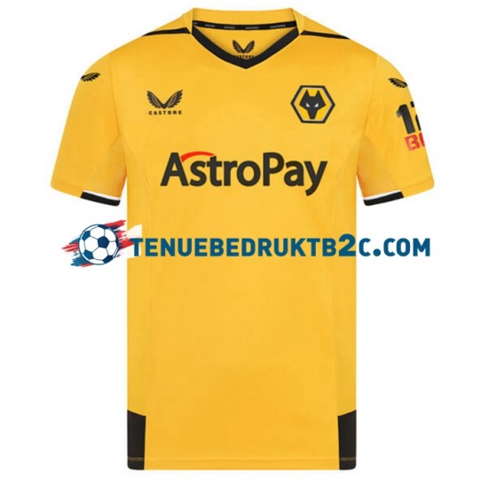 Thuisshirt Wolverhampton Wanderers Mannen 2022-23 S-S