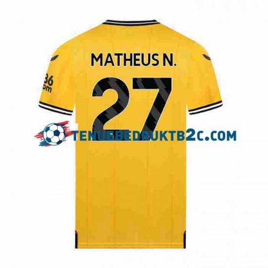 Thuisshirt Wolverhampton Wanderers Matheus Nunes 27 Mannen 2023-24 S-S