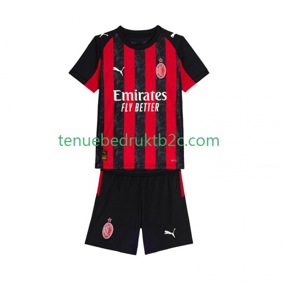 Thuisshirt AC Milan Voetbalteneu Kinderen 2025-26 S-S