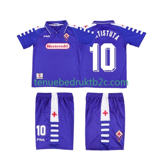 Thuisshirt Retro Fiorentina RUICOSTA 10 Voetbalteneu Kinderen 1998 1999 S-S