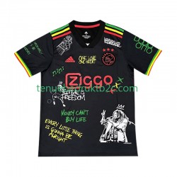 Thuisshirt AFC Ajax Bob Marley Special Mannen 2025-26 S-S Zwart