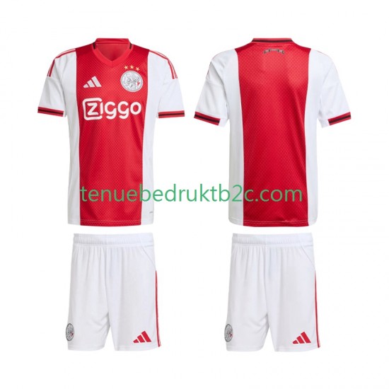 Thuisshirt AFC Ajax Voetbalteneu Kinderen 2025-26 S-S