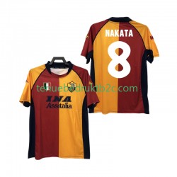 Thuisshirt Retro AS Roma AKATA 8 2000-2001 Mannen S-S